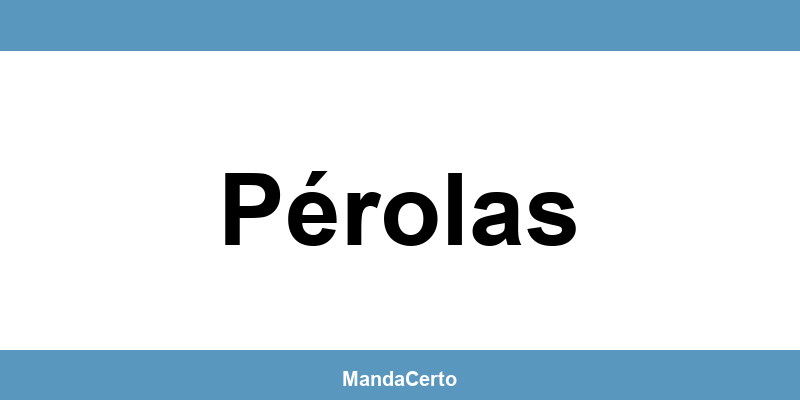Telefone da agência dos Correios em Pérolas