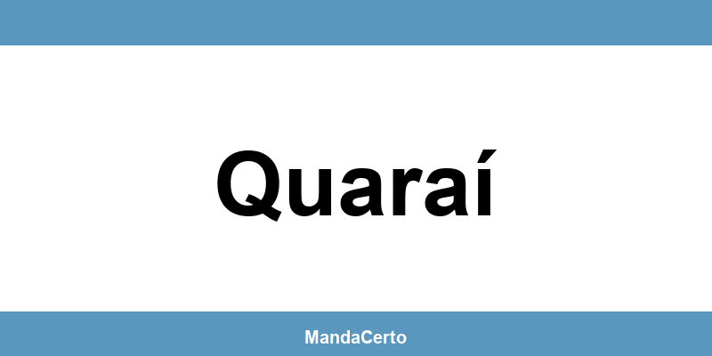 Telefone da agência dos Correios em Quaraí