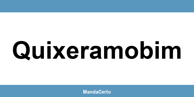 Telefone da agência dos Correios em Quixeramobim
