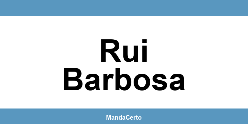 Telefone da agência dos Correios em Rui Barbosa