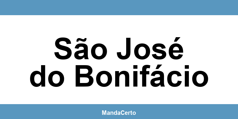 Telefone da agência dos Correios em São José do Bonifácio