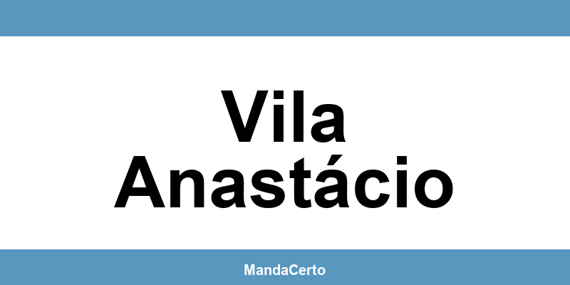 Telefone da agência dos Correios em Vila Anastácio