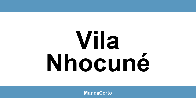 Telefone da agência dos Correios em Vila Nhocuné