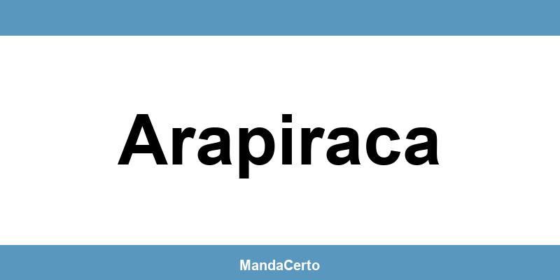 Telefone da agência dos Correios em Arapiraca