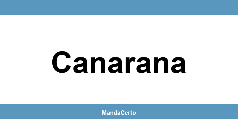 Telefone da agência dos Correios em Canarana