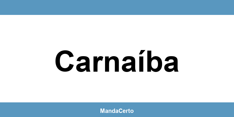 Telefone da agência dos Correios em Carnaíba