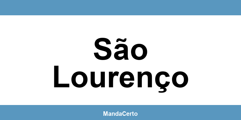 Telefone da agência dos Correios em São Lourenço