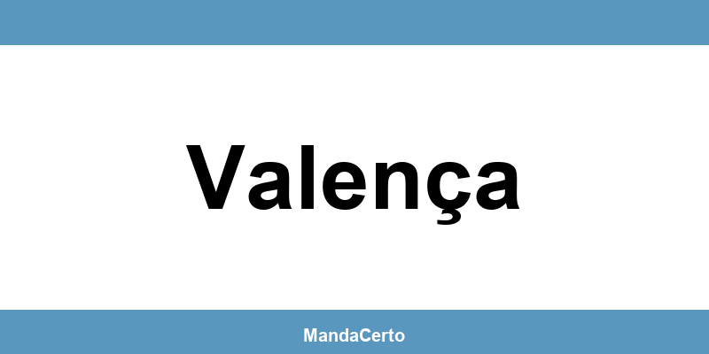 Telefone da agência dos Correios em Valença
